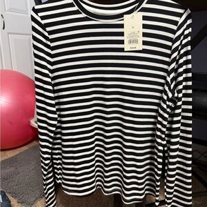 Target Black and White Striped Top